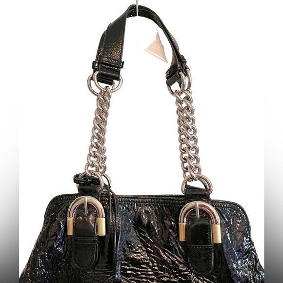 Badgley Mischka Patent Leather Handbag - Picture 10 of 13